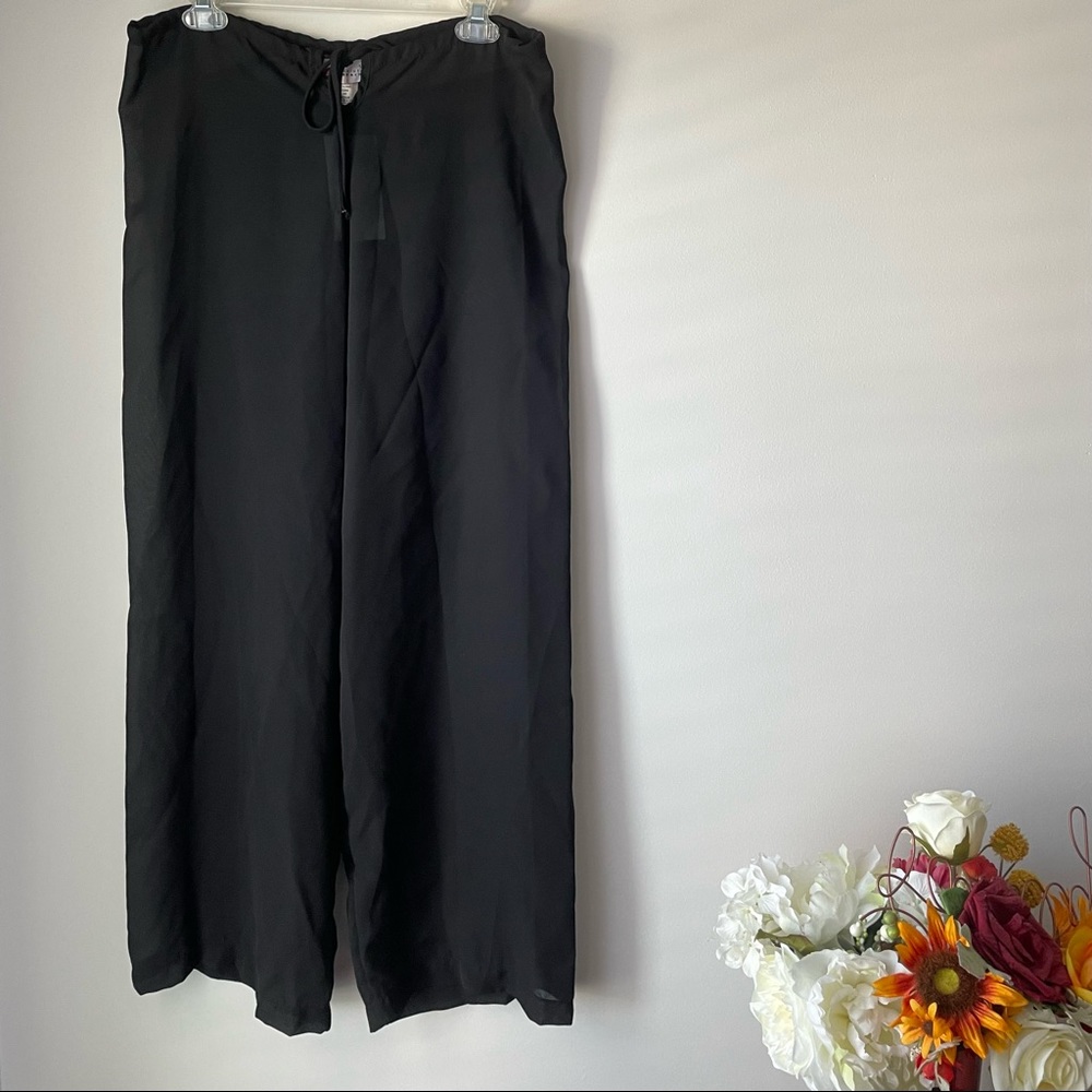 Semi Sheer Beach Pants with Drawstring Size Medium